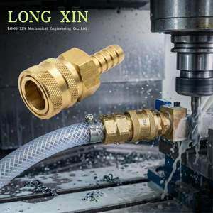 3/4" Stainless Steel <b>Quick</b> Coupler Socket with Hose Barb, High-Temp/Pressure <b>Connector</b> (JTSP-34SH) - Product Image 4