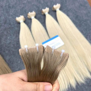 Cinta vietnamita en cabello ondulado color negro cabello cinta normal disponible en stock 24 pulgadas listo para enviar - Product Image 5