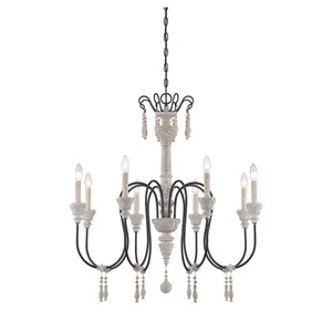 Dernière nouvelle lumière éclairage de luxe pour la maison décoration fantaisie LED lustre d'intérieur plafonnier plaqué argent lustre maison élégante - Product Image 1