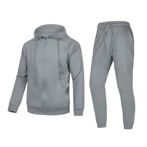 Chándal de invierno personalizado para hombre, chándal informal de 2 piezas para correr con cremallera para actividades al aire libre - Product Image 3