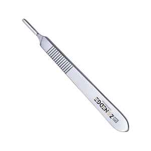 Vente chaude No 3 poignée de scalpel manuelle polyvalente pour la recherche en laboratoire médical pour les modèles de coussinets de suture et de cadavres de pratique - Product Image 1