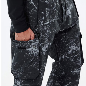 Pantalones de esquí personalizados OEM para hombre con logotipo de tela transpirable a prueba de viento, ajuste térmico y soporte de etiquetado - Product Image 2