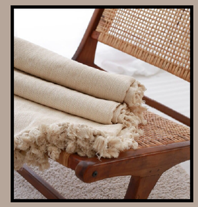 Crema Natural 100 por ciento algodón ligero suave transpirable cama cubierta Lucio colcha 200x240 cm x 95 79 pulgadas - Product Image 4