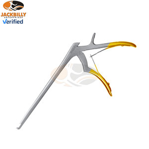 Rongeur orthopédique chirurgical manuel JACKBILLY poinçon 90 degrés 6mm taille de morsure plaque de pied mince en acier inoxydable Spurling Kerrison - Product Image 6