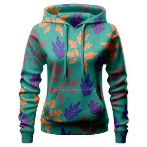 Sudadera con Capucha Bordada Personalizada de Alta Calidad para Mujer, Sudadera Holgada de Punto Sólido con Cuello de Cremallera, Sudaderas Transpirables Sublimadas - Product Image 1