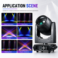 Projecteur de scène professionnel LED 360W, 13 motifs, 14 couleurs, 2 angles de faisceau, DMX512 16 canaux, IP33, pour bars, fêtes et mariages