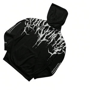 Sudadera con Capucha para Hombre, Diseño Nuevo, Tejido Grueso de 300g, 100% Algodón, Talla Grande, Térmica, Transpirable, Ecológica, Otoño, Venta al Por Mayor, OEM, Dropshipping - Product Image 4