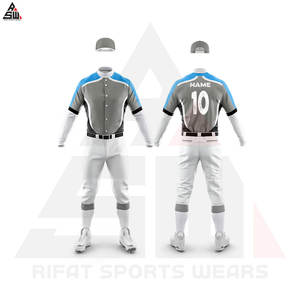 Conjuntos de Camisetas de Béisbol al por Mayor, Poliéster con Impresión por Transferencia de Calor, Transpirables, Nombre del Equipo Personalizado, Ropa Deportiva, Servicios OEM de Fútbol - Product Image 3