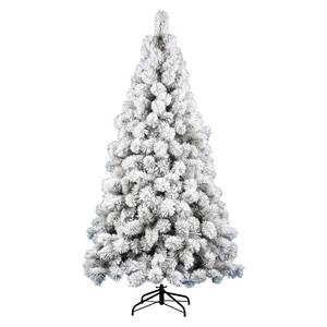 SAINT MORITZ Arbre de Noël en PVC vert et neigeux H210 D109 cm par Amicasa - Product Image 1