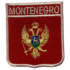 Insignia de alta calidad personalizada, etiquetas de ropa bordadas, etiquetas de logotipo de marca, parches de bandera bordada - Product Image 2