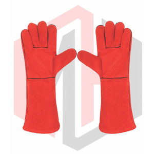 Guantes Industriales de Cuero con Palma Reforzada y Puño de Seguridad, 16 Pulgadas de Largo, 7 oz de Grosor, Antiestáticos y Resistentes a Desgarros - Product Image 4