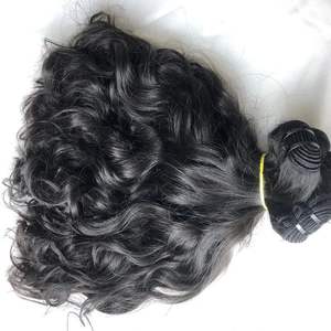 Extensiones de cabello humano rizado de bebé indio crudo de alta calidad Paquetes de textura natural sin procesar virgen Proveedor al por mayor - Product Image 3