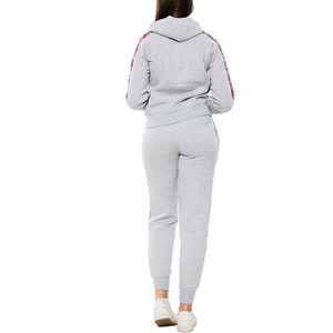 Chándal de talla grande para mujer, superventas, conjunto de chándal de Top corto sólido para mujer, tamaño personalizado con MOQ bajo, patrón sólido para invierno - Product Image 2