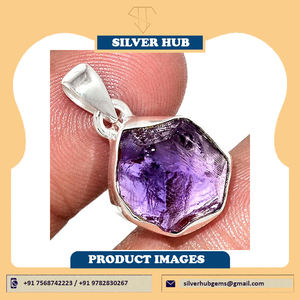 Top Quality Stylish 925 Sterling Silver <b>Amethyst</b> <b>Pendant</b> Jewelry for Sale - Product Image 6