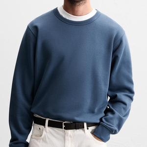 Otoño Invierno personalizado de alta calidad impreso sudadera transpirable hombres 380gsm algodón francés gota hombro sudadera hombres - Product Image 1