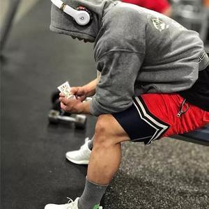 Pantalones cortos deportivos de calle de diseñador OEM de alta calidad al por mayor, pantalones cortos de baloncesto con logotipo personalizado de fábrica para hombre - Product Image 4