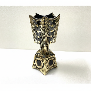Quemador de Incienso Árabe de Latón Refinado con Arte Tradicional y Forma Moderna Elegante, Uso Religioso, Diseño Ecológico Hecho a Mano - Product Image 1