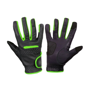Guantes de Cuero de Alto Rendimiento para Montar a Caballo, Guantes de Seguridad Ecuestres de Microfibra para Invierno, OEM - Product Image 4