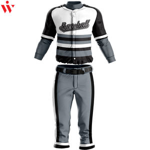 ชุดกีฬาเบสบอลและซอฟต์บอลสำหรับเยาวชนชุดกีฬาสำหรับผู้ใหญ่พร้อมกางเกงสีขาวพิมพ์ลายสำหรับใส่เล่นกีฬา - Product Image 2