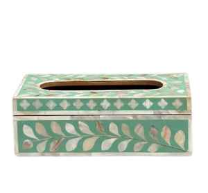 Soporte de pañuelos de lujo multifuncional diseño brillante caja de pañuelos de fregona hecha a mano ecológica para el hogar cocina restaurante uso Global - Product Image 2