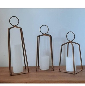 Linterna de vela de metal elegante para la decoración del hogar de lujo - Product Image 5