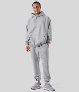 Vêtements d'hiver pour hommes de haute qualité imprimé numérique durable Polyester coton tricoté surdimensionné survêtement brodé uni teint - Product Image 6