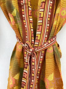 Festival Seda Kimono Robe Vintage Indio Unisex Bata - Product Image 3