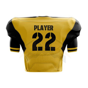 Meilleur Design Ensembles Uniformes de Football Américain Haute Qualité Léger Impression de Logo Personnalisé Respirant Plus Size 100% Polyester - Product Image 5