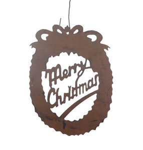 Vente chaude De Noël Suspendu Coeur Ornements Décoration Étain En Métal Coeur Ornement Suspendu Décoration Pour La Fête Du Festival - Product Image 4