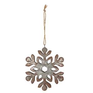 Adornos colgantes de Navidad de metal blanco y gris accesorios de decoración colgantes de árbol de Navidad para el hogar fiesta de año nuevo X mas - Product Image 4