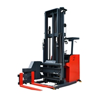 Chariot élévateur VNA tri-directionnel de 1,6 tonne, neuf d'usine, en promotion, avec batterie au lithium en option, levée de 8 m
