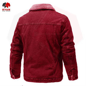 Veste en jean premium pour homme avec logo personnalisé, coupe classique, couture durable, streetwear décontracté pour toutes les saisons - Product Image 5