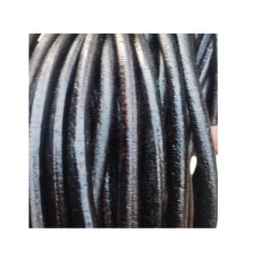 Cordon de corde en cuir de vachette rond de qualité supérieure de 8mm d'épaisseur pour la fabrication de bijoux artisanat véritable - Product Image 1