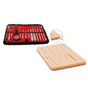 El mejor kit de práctica de sutura de acero inoxidable de grado quirúrgico, juego de instrumentos para estudiantes de medicina de nuevo diseño de tres capas por DADDY D PRO - Product Image 1