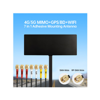 Antenne combinée 7-en-1 5G 2x2 MIMO WiFi 3x3 GPS 2x2 à signal stable et gain élevé pour routeur de véhicule, personnalisée, directement d'usine