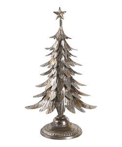 Arbre de Noël de table unique en métal fait à la main pour la décoration de table de fête intérieure élégante pour la saison de Noël - Product Image 2