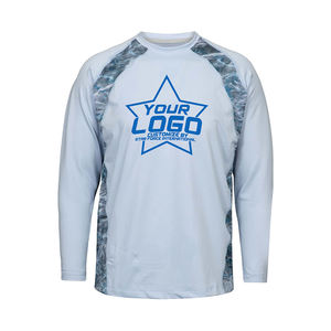 Vente en gros de vêtements de pêche en polyester personnalisés à séchage rapide par sublimation maillots de pêche à manches longues au design uniforme - Product Image 1