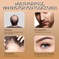 Poudre de camouflage pour racines de cheveux en gros, imperméable, pour cheveux clairsemés, dissimulateur de cheveux fins, pour cheveux, barbe et perruques