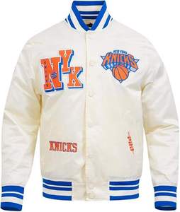 Men's Satin Varsity <b>Jacket</b> Embroidered Logo Retro Button Front <b>Track</b> <b>Jacket</b> for Streetwear - Product Image 3
