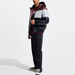 Veste d'hiver matelassée de haute qualité pour homme, confortable, design bulle fin, vêtement décontracté long, en gros - Product Image 4