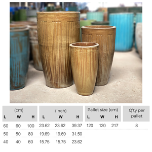 Pot de fleurs de jardin en céramique émaillée de style américain, fait à la main, écologique, durable, pour l'extérieur/l'intérieur, vente en gros, haute qualité, personnalisé - Product Image 2