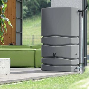 Baril de collecte d'eau AQUA TOWER 350L, dimensions (mm) 775x383x1350, couleur anthracite - Product Image 4