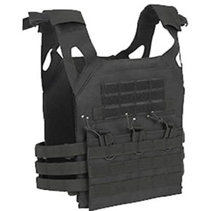 Chaleco de camuflaje totalmente ajustable, chaleco de batalla de Paintball de poliéster 600D resistente con Protector de seguridad desmontable - Product Image 3