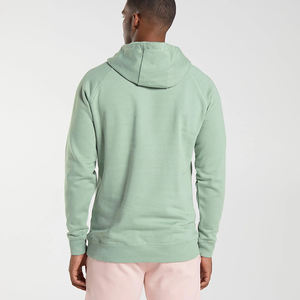 Ropa con logotipo personalizado 500gsm Hombres French Terry Boxy Fit Sudaderas con capucha de gran tamaño Grueso Unisex 100% Algodón Peso pesado Sudadera con capucha recortada en blanco - Product Image 2