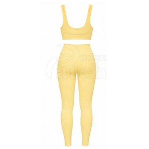 Ensemble de yoga pour la remise en forme et l'exercice, matière extensible et design confortable pour l'entraînement en salle de sport et un style de vie actif quotidien - Product Image 5