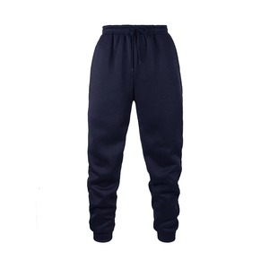 Pantalons de jogging sportifs respirants pour hommes, taille élastique avec cordon de serrage, coupe droite décontractée, pantalon épais pour hommes - Product Image 5