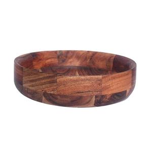 Ensaladera de madera de mango, diseño de acabado natural, nuevo cuenco para servir, forma redonda, venta al por mayor, ensaladera elegante - Product Image 5