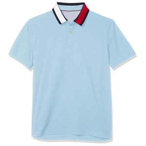 Polo d'été en coton brodé personnalisé de haute qualité 66% Polo en coton 34% polyester pour hommes - Product Image 1