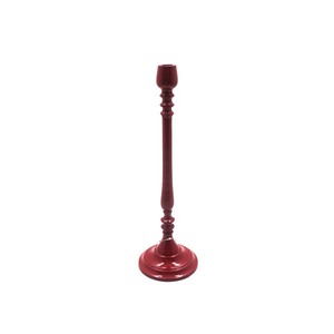 Bougeoir conique en métal de conception unique noir fini pour la décoration de table de Noël de mariage à la maison en gros en vrac - Product Image 6
