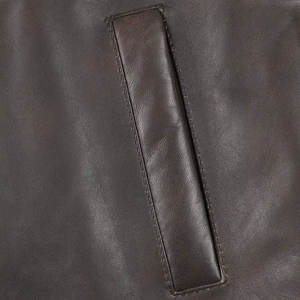 Nouveau manteau en cuir de style de rue pour hommes manteau en cuir pour hommes de qualité supérieure à prix abordable taille et couleur personnalisées pour hommes - Product Image 6